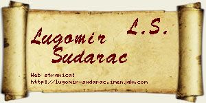 Lugomir Sudarac vizit kartica